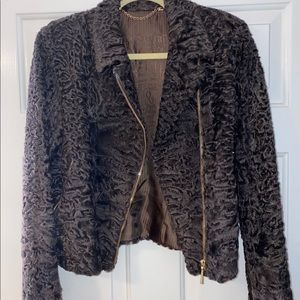Real fur jacket - astrakhan
